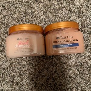 pink champagne & morrocan rose tree hut scrubs